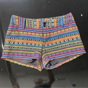 Knit Pattern Shorts - XS